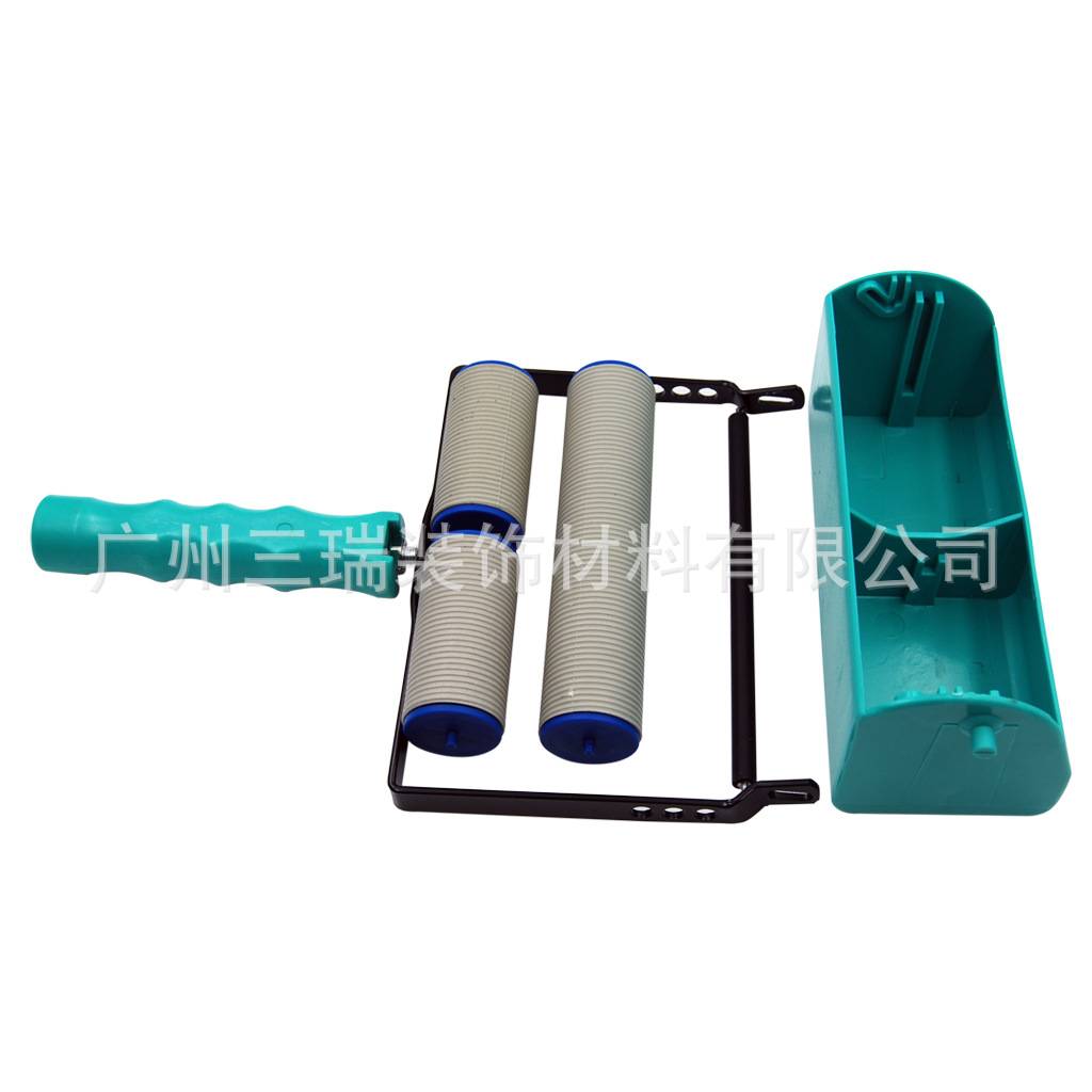 7寸双色装饰手工机工具滚筒液体印花盒子墙纸涂料印花机滚花