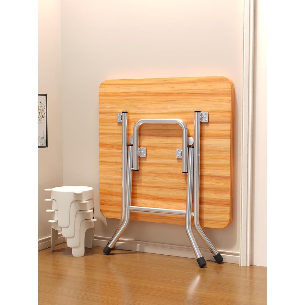 T折叠桌子摊便携式折餐桌家用四方ltao7854简易可摆叠饭桌出意租