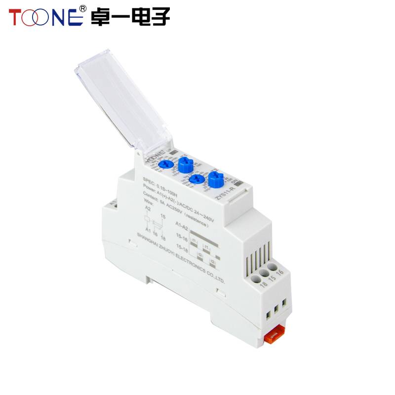 卓一ZYS11通电延时继电器220V无限循环延时时间继电器24V延时断开