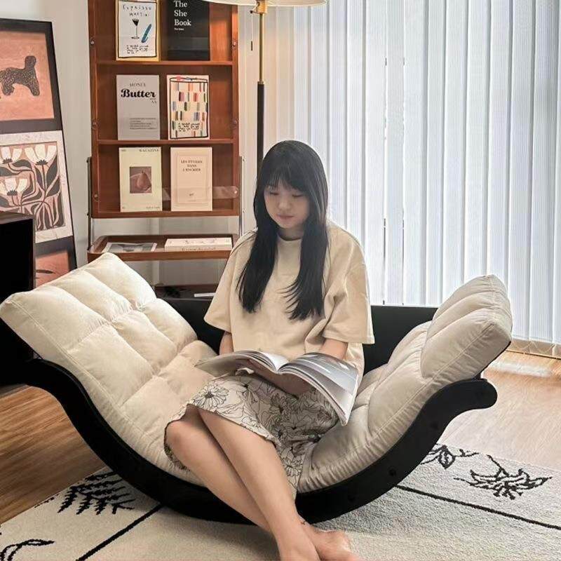 人摇椅月亮沙发发躺椅摇摇厅客阳台沙椅多功能单两YQS用可趟懒人