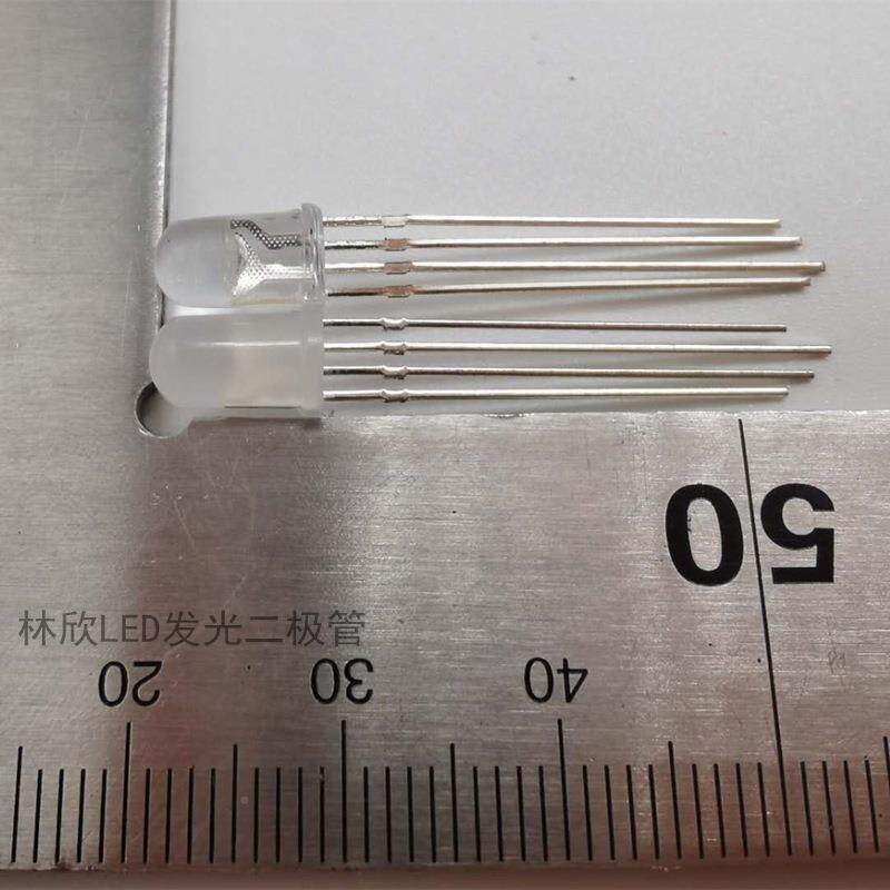 led草帽灯5mmRGB彩珠灯F5红绿蓝三色草帽f8f1DZR全0发光二极管