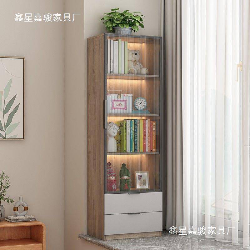 实木飘窗柜储物柜阳台收纳柜矮柜窗台柜子卧室书柜家用落地置物柜