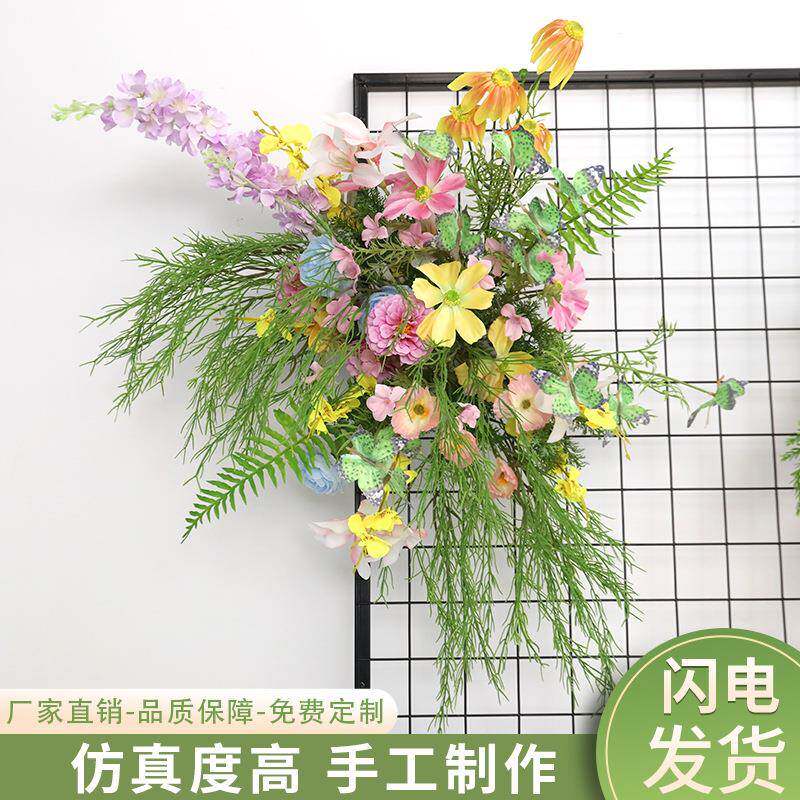 婚庆地排花结婚路碟恋花套婚引装礼花排迎宾花结布婚订婚路引花置