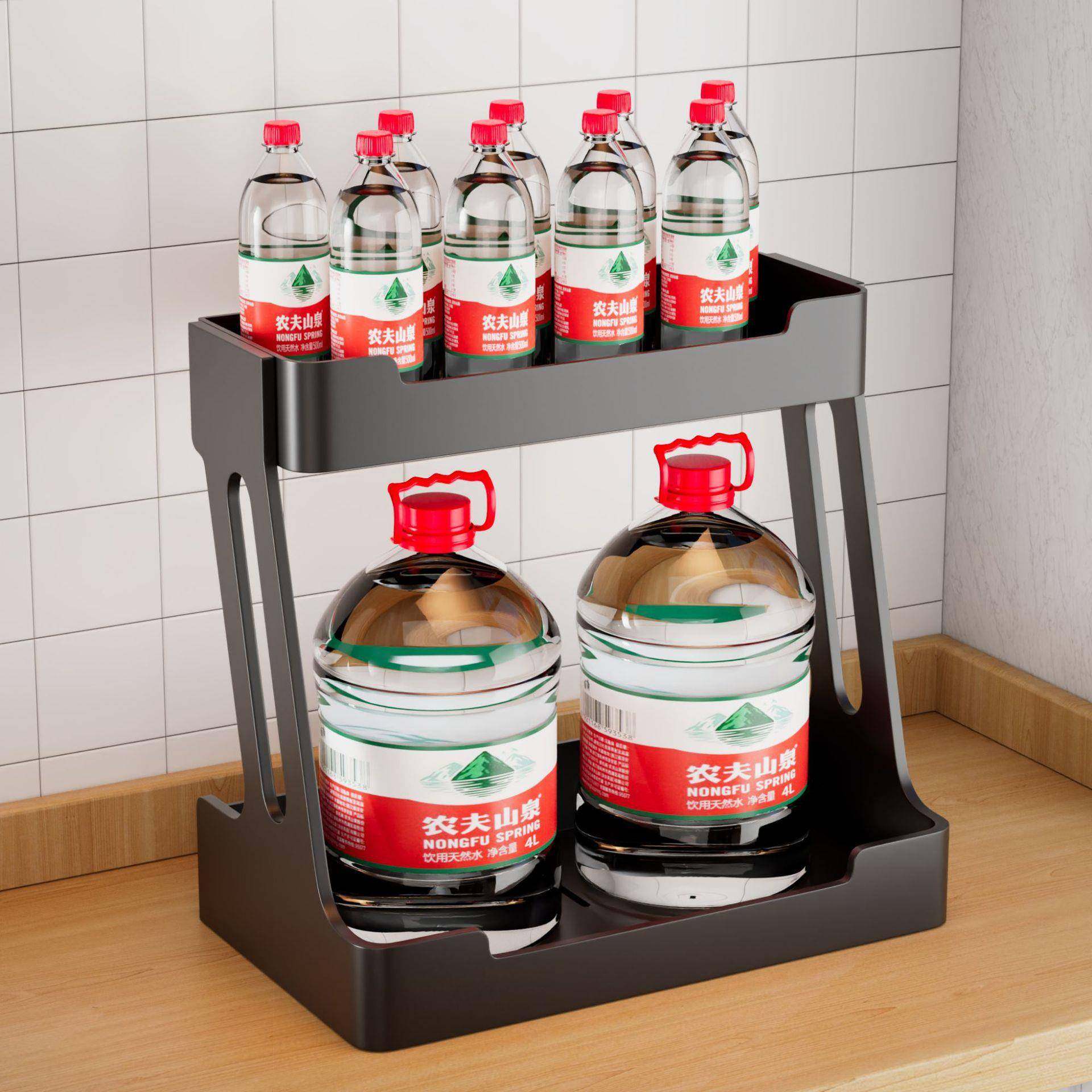 厨房调料置物架台C22B面多功家能双用层子调味品架灶台厨具用品收