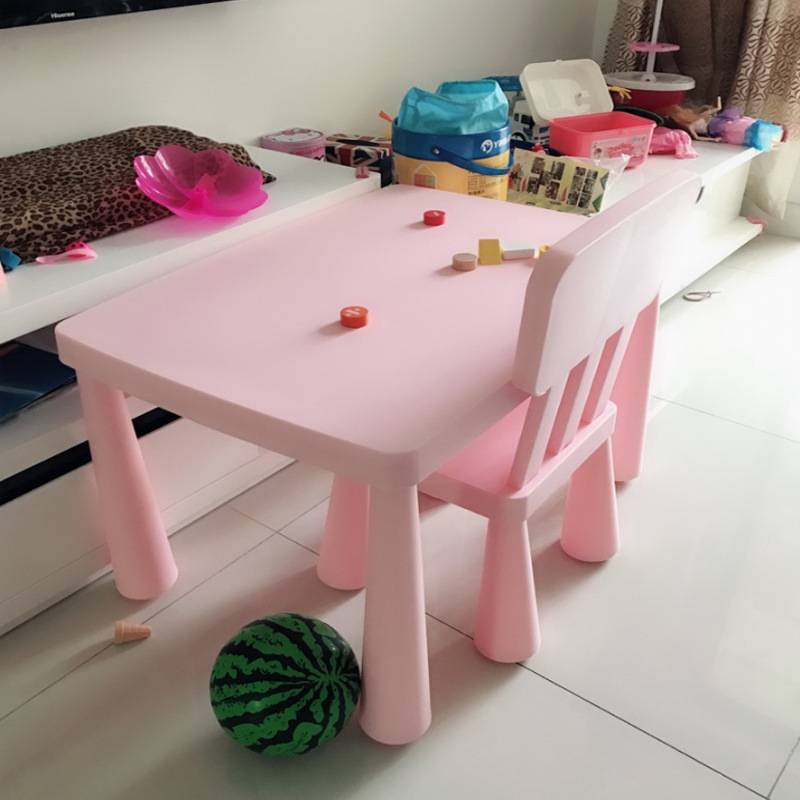 幼儿园儿童桌椅套装塑料桌子椅子宝宝学习桌利乐宝儿童玩具桌