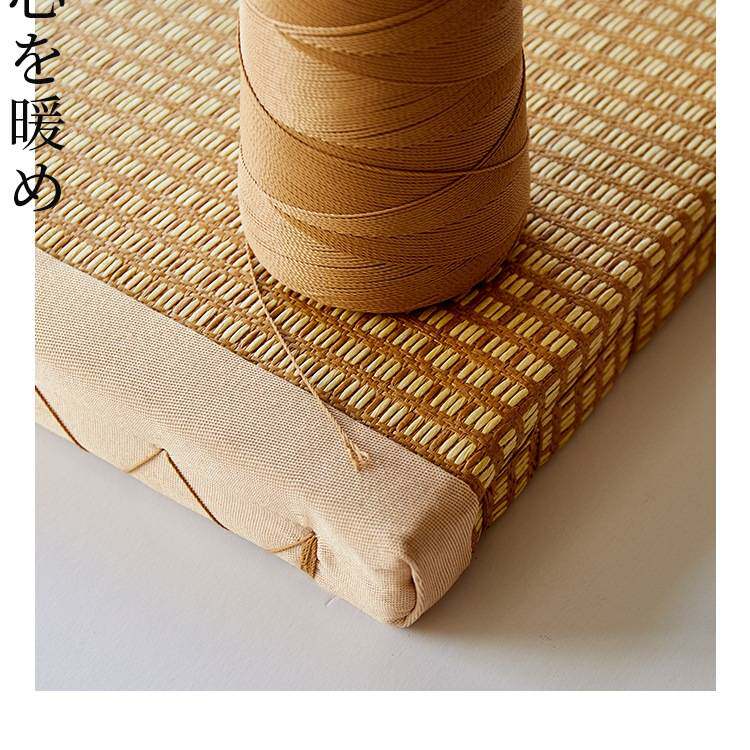 【】藤席黄麻飘窗垫地垫座椅垫榻榻米窗台垫坑垫床垫定 做