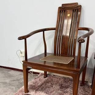 炉丹升阳椅新中式客厅实木桌餐椅中太师椅家用背茶升阳椅子室办靠