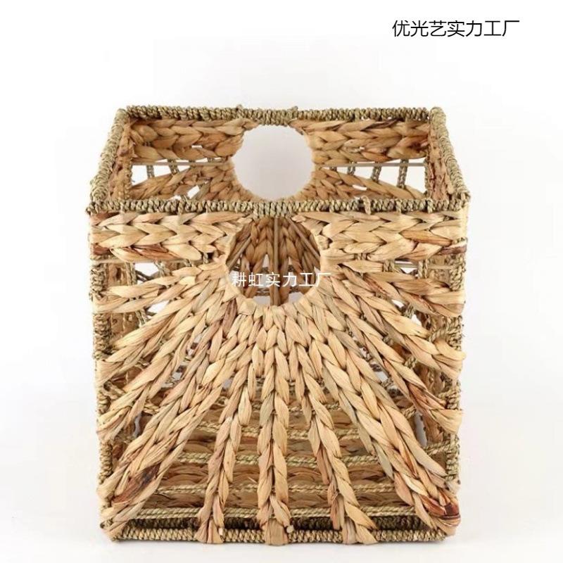 卡海莱可跨境葫芦收纳篮编优光GHWO织杂折叠储物篮家居物藤编水收