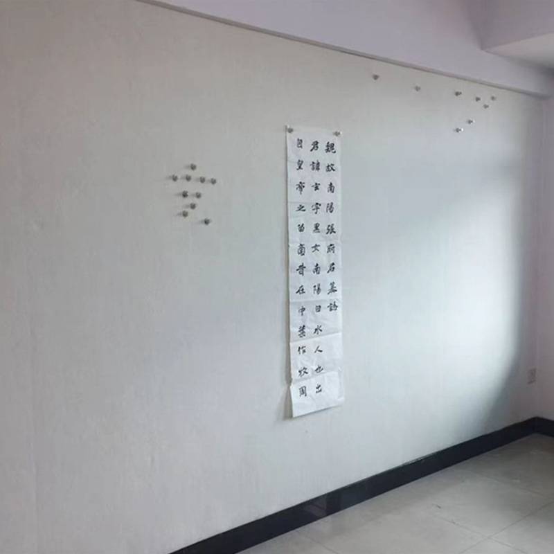 磁性毛毡墙 磁力墙贴 书画镀锌铁皮自粘 书法展示磁铁 磁吸毛毡墙