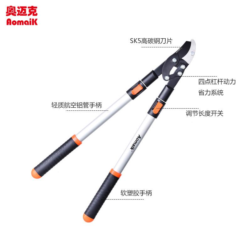 AM2K10加力力剪可伸缩2SK51202修剪果树粗枝园林大剪