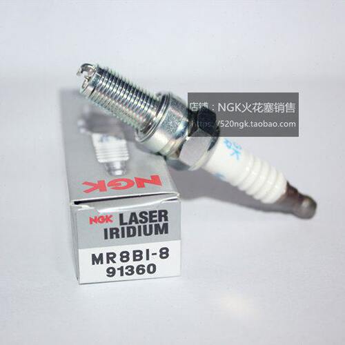 比亚乔电喷50/100/125/150贝弗利400适用NGK竞技铱金火花塞MR8BI8