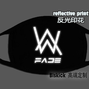 防寒保暖口罩 walker手套夜光男女冬季 嘉豪口罩加厚艾伦沃克 alan