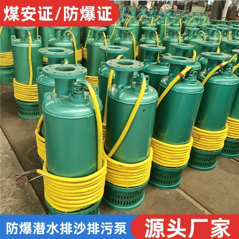 BQS400-180/3-315KW防爆泵1140v660v泥浆泵矿用隔爆型潜水排沙泵