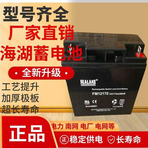 SEALAKE海湖蓄电池FM12170 12V17AH 直流屏免维护电池