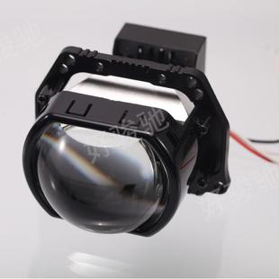 F70三寸方形棱镜双光透镜70W汽车前大灯LED方形透镜改装 车灯远近