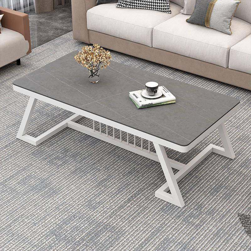 新款岩板茶几小户型家用客厅出租屋简约现代网红阳台轻奢茶几组合