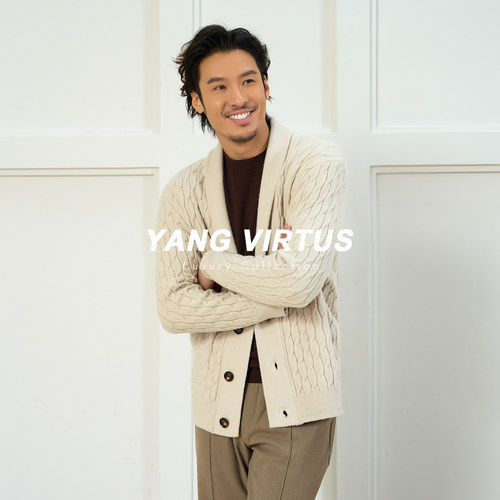 YANGVIRTUS复古重磅羊毛针织衫