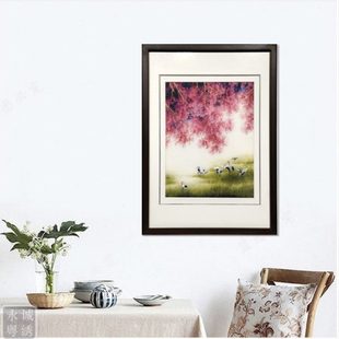 粤绣 仙鹤 晨舞典雅礼品师友师傅送礼纯手工刺绣