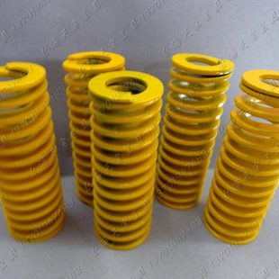 强力弹簧压簧 黄色TF较小负荷磨具弹簧 60*60-500 汽车减震弹簧