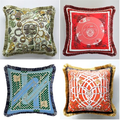 轻奢华抱枕样板房别墅客厅s靠枕沙发靠垫套ktv酒店欧式含枕芯包邮