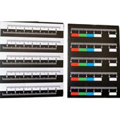 6cm彩色不干胶比例尺 黑白双色不干胶比例尺每包100条