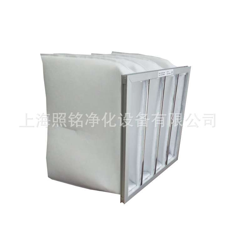 厂家直供G4初效袋式空气过滤器 铝框白色无纺布聚氨聚酯棉滤网