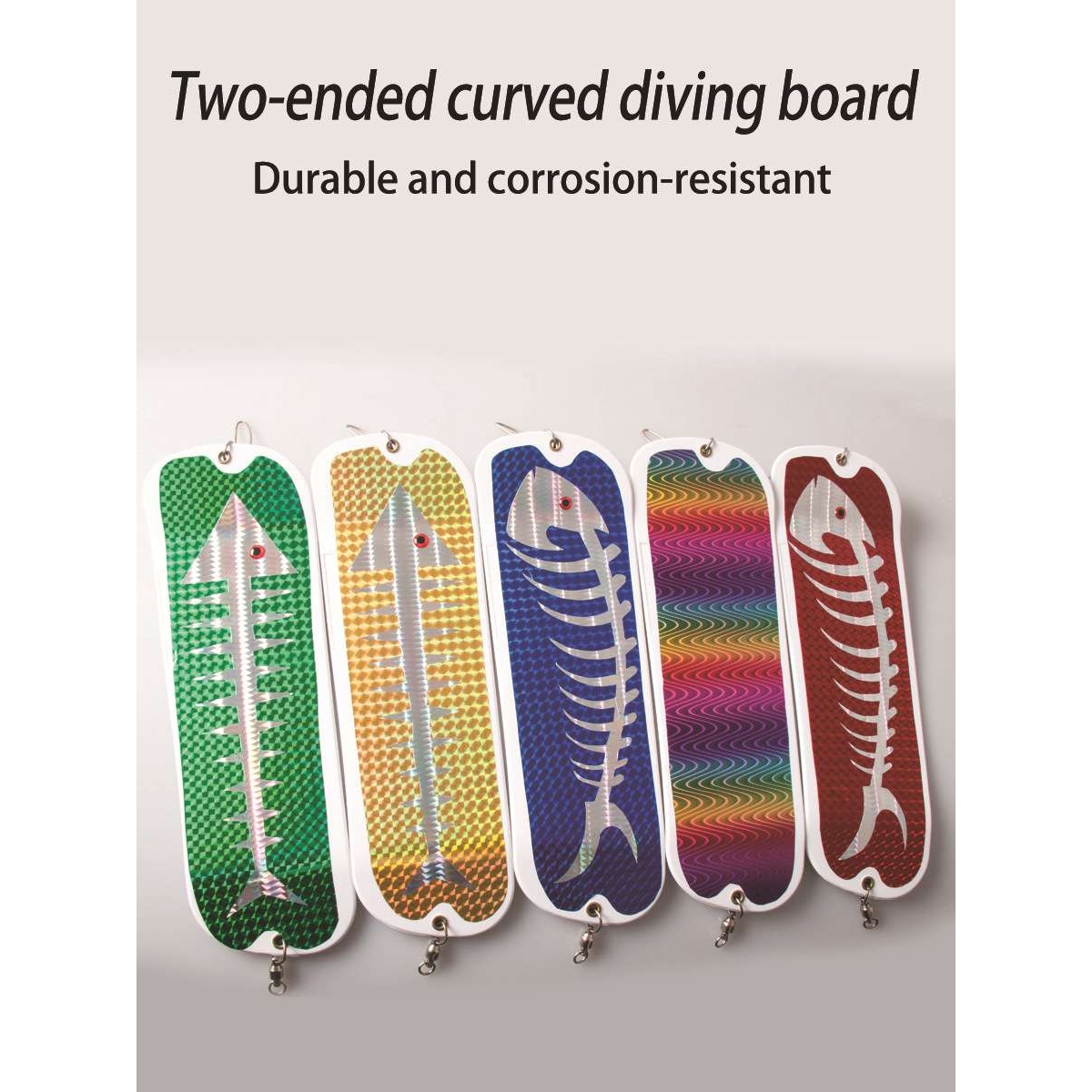 鲑鱼闪光器Fishing Lures Flasher Teaser 11in Salmon Trolling