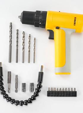 黄色无刷智能家用电钻手持打孔钻墙充电手电钻多功能螺丝