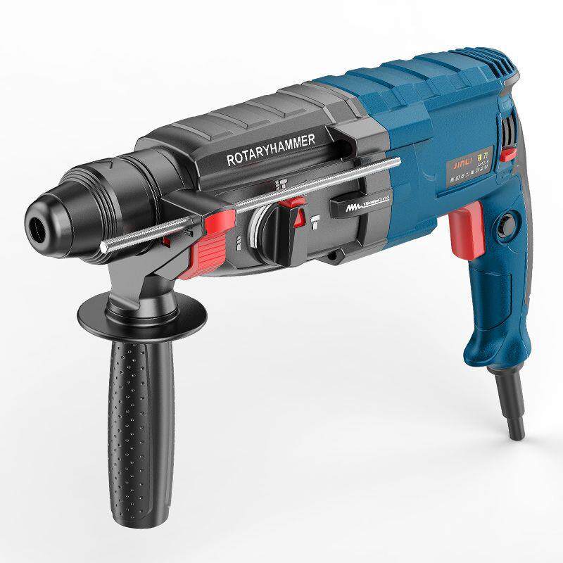 V进口品质劲力电锤电钻电镐三用多功能工业级大功率混凝土冲击钻