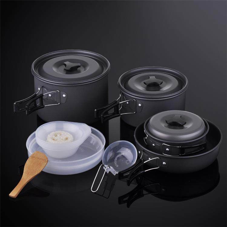DS-500不粘套锅户外野炊餐具野外野营锅具便携炉具组合4-5人,鲜花速递/花卉仿真/绿植园艺,割草机/草坪机,淘宝优惠券,粉丝福利购,淘宝优惠卷