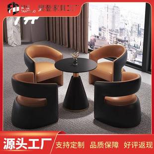 网红罗奇堡餐椅休闲咖啡厅主题餐厅桌椅异形现代轻奢创意洽谈餐椅