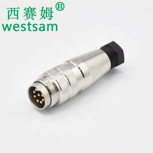M16圆形连接器C091组装式金属航空插头IP67带屏蔽 423系列插头