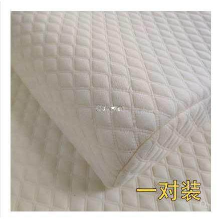 四季橡胶枕头枕套乳胶枕套60x40一对装50x30蝶形大人棉质儿童