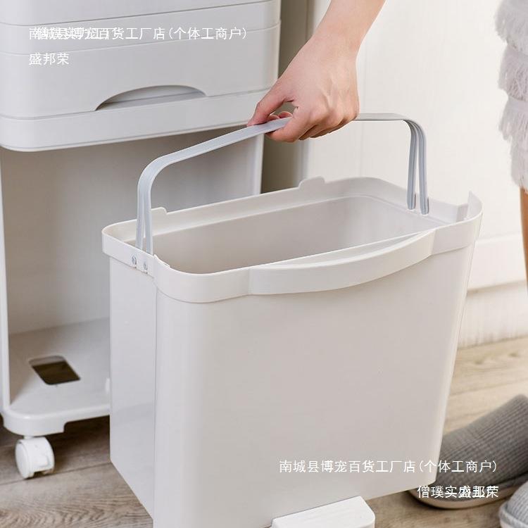 厨垃房圾量桶家用带盖新大容双层厨余收纳干湿分离UMW分类日款式