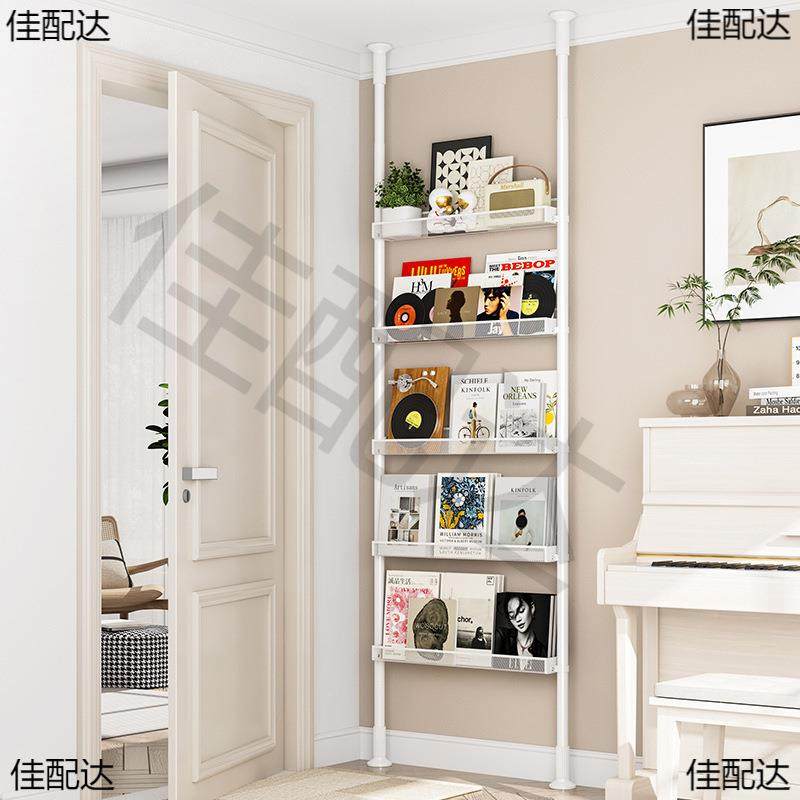 门后置物架空间利用多层壁挂篮书架子顶天立地窄夹缝收纳柜,收纳整理,书桌收纳置物架,淘宝优惠券,粉丝福利购,淘宝优惠卷