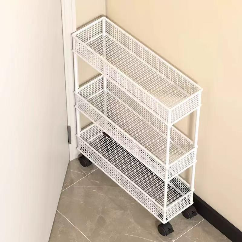 纳柜超窄收置物架缝隙可移动简5678易柜书后夹缝门书架置物架落地