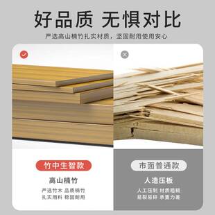 现代简约床头柜小型奶油儿童卧室家用楠竹收纳柜置物茶几多功能子