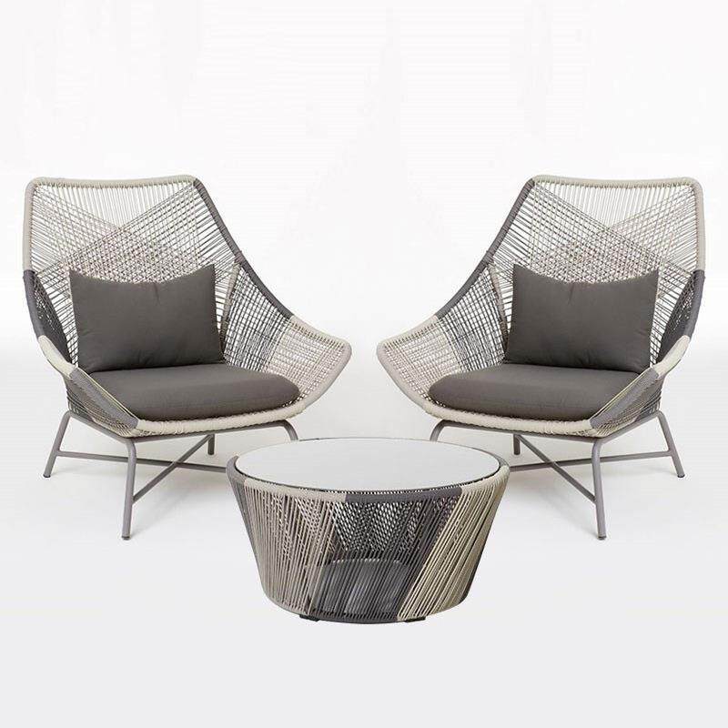 户外藤椅休闲椅室内藤编沙发椅庭院休息椅室外躺椅家用阳台小桌椅