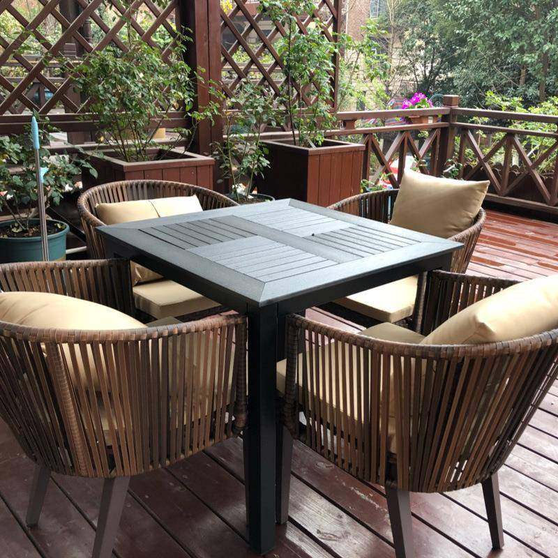 户外拼花编藤桌椅别墅庭院花园阳台露台露天室外休闲网红塑木防水,商业/办公家具,商用藤编家具,淘宝优惠券,粉丝福利购,淘宝优惠卷
