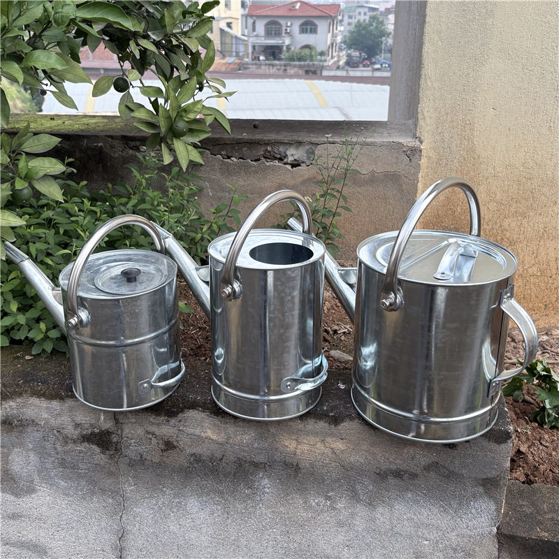 纯手工制作5L4升10L15L20L白铁皮加油桶长嘴油壶备用装油桶带盖