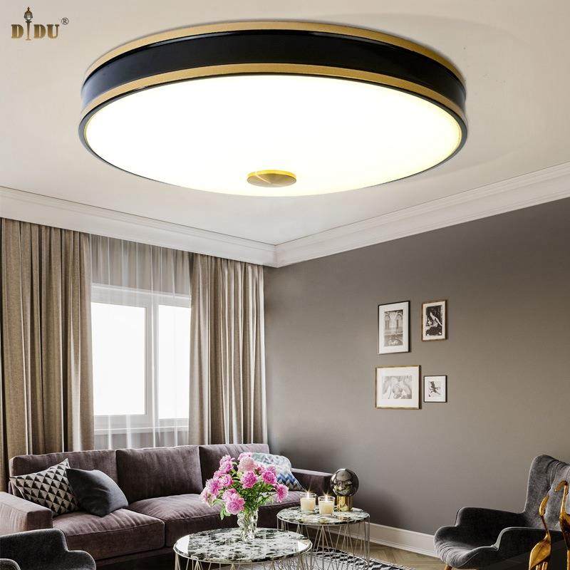 新款美式吸顶灯led可三色变光过道灯现代简约圆形客厅卧室走廊灯,家装灯饰光源,客厅吸顶灯,淘宝优惠券,粉丝福利购,淘宝优惠卷