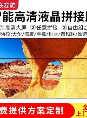 天地伟业校园视频监控55寸液晶拼接监视器TC-D55514LCD/J