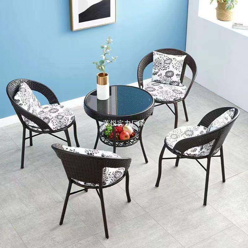 藤椅三件套阳台小桌椅室外露天户外庭院茶几组合休闲藤编靠背椅子,商业/办公家具,商用藤编家具,淘宝优惠券,粉丝福利购,淘宝优惠卷