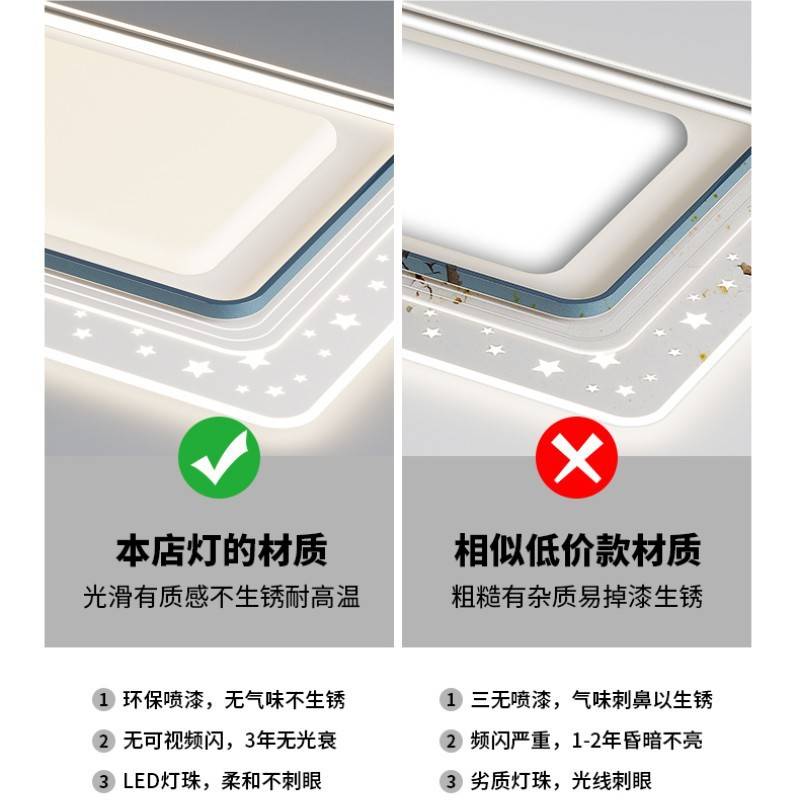 全光谱led吸顶灯全屋灯具套装2026新款简约家用客厅灯护眼卧室灯