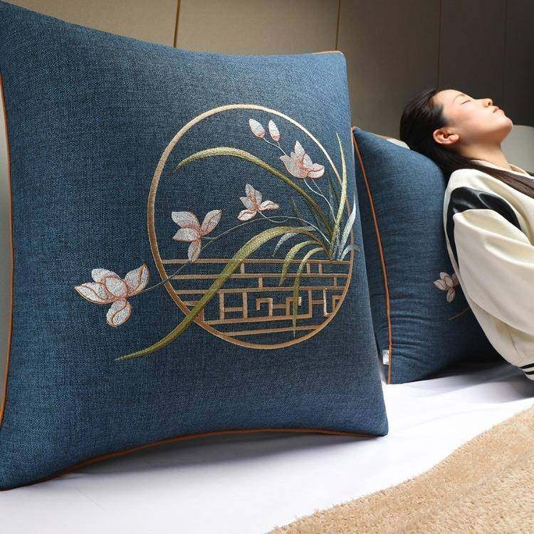 新中式床上软包大靠垫卧室床头靠枕中国风沙发客厅抱枕含芯靠背垫,居家布艺,抱枕被,淘宝优惠券,粉丝福利购,淘宝优惠卷