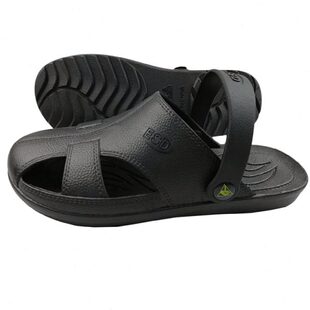 透气洁净凉鞋 防静电鞋 无尘鞋 护趾包头四六孔ESD工厂车间鞋 凉拖鞋