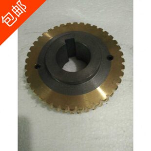 包邮 刨肉机40齿铜齿轮配件 320型商用羊肉切片机减速箱铜轮 300