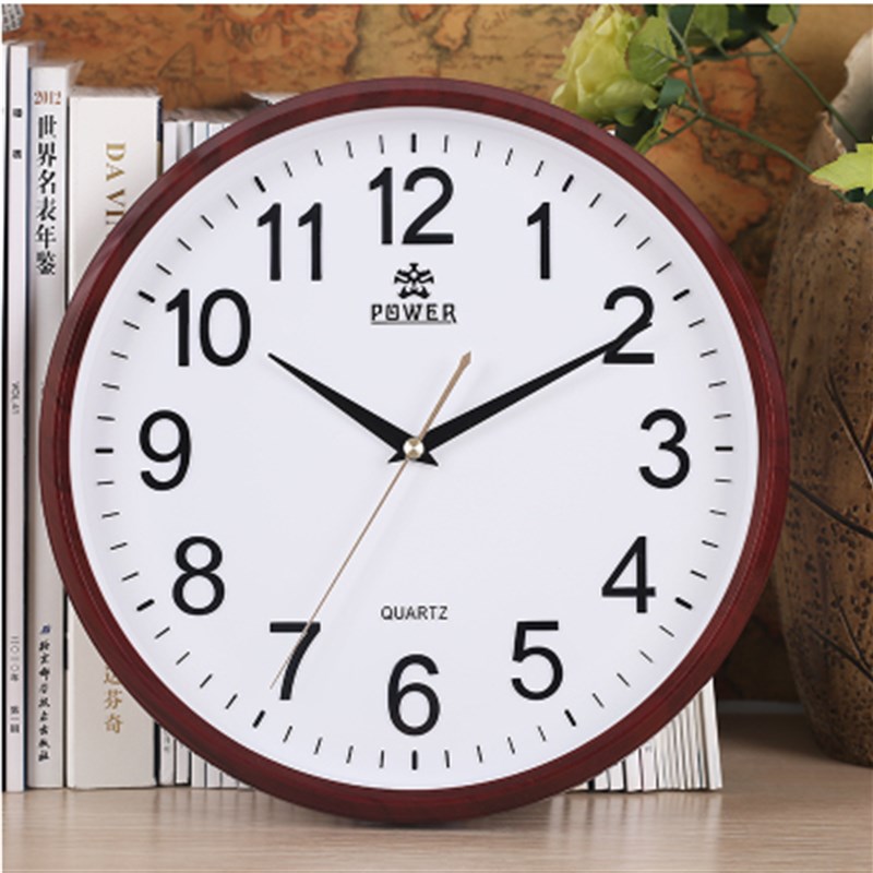 优选王钟表12 14英寸挂钟静音B客厅卧室挂表O创意现代简约艺术挂,