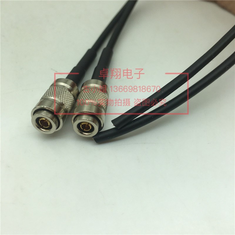 CC4公头单边射频通信ZX设备接头DIN 1.0/2.3射频HW设备接口连接线