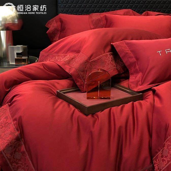 浪漫婚庆高端款超柔全棉四件套镂空结婚纯棉被套床单床上用品红色,鲜花速递/花卉仿真/绿植园艺,割草机/草坪机,淘宝优惠券,粉丝福利购,淘宝优惠卷